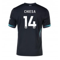 Camiseta Liverpool Federico Chiesa #14 Segunda Equipación Replica 2024-25 mangas cortas